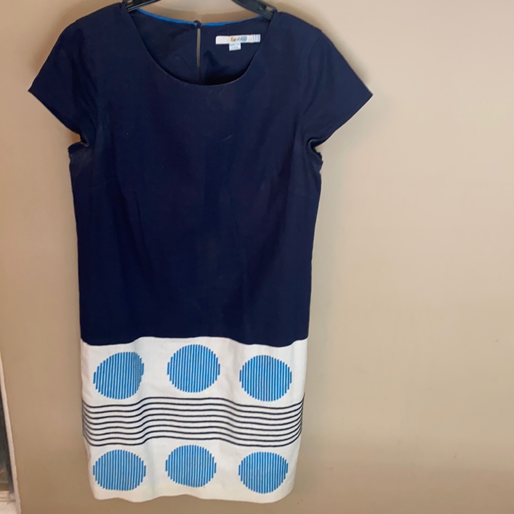 Classic navy Biden dress